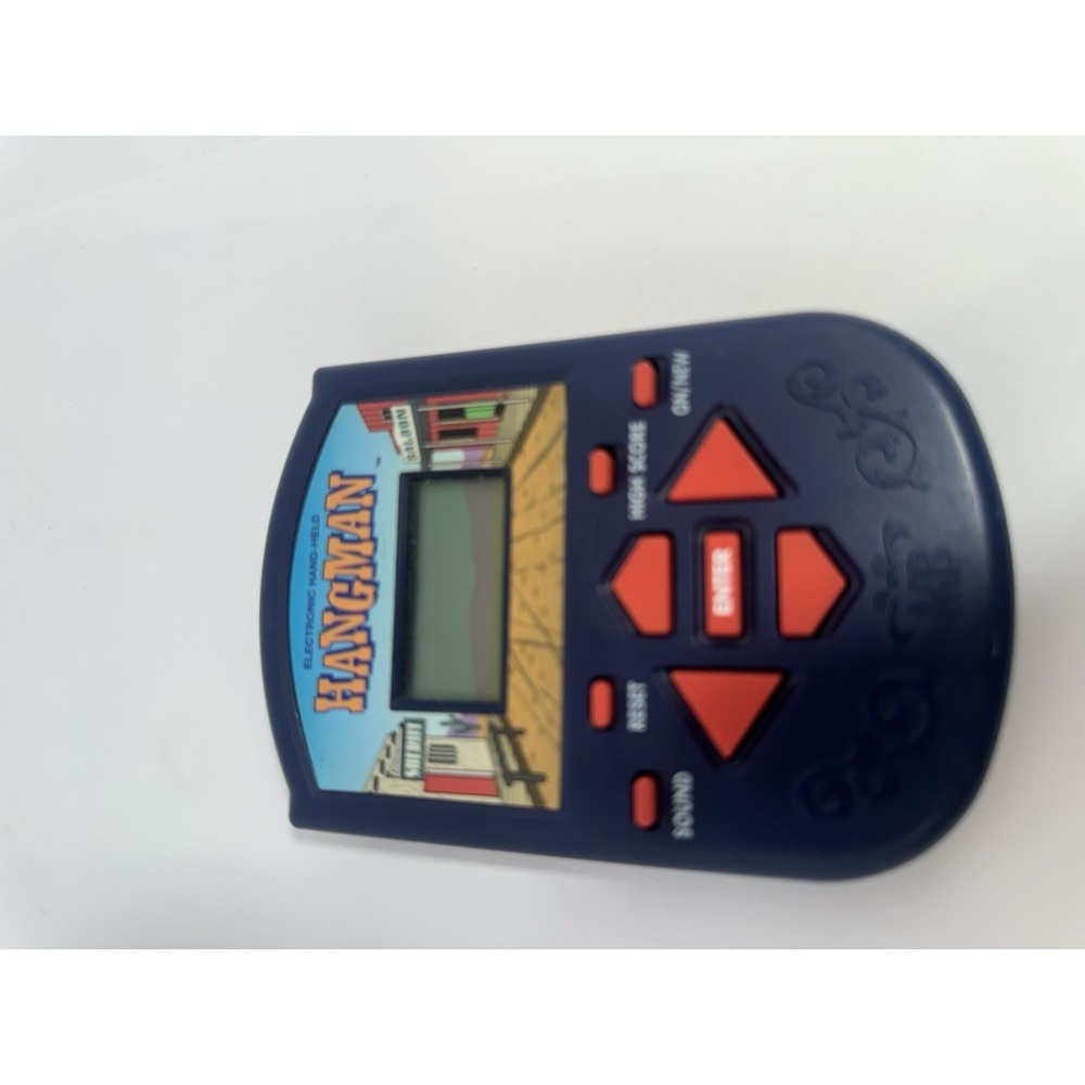 1995 Vintage Hangman Handheld Electronic Game Milton Bradley Hand Held TESTED!